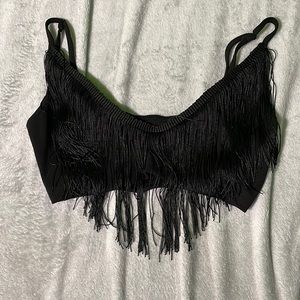 Fringe crop top